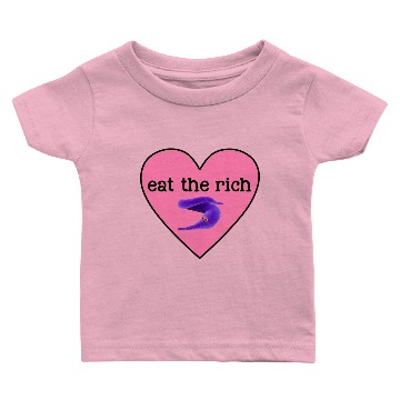 Discover Eat The Rich Violet Worm Baby T-shirts