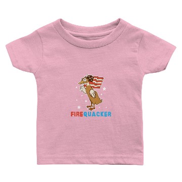 Discover Funny Duck Firequacker Baby T-shirts