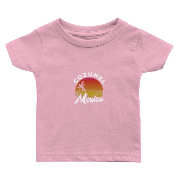 Discover Cozumel Mexico Sunset Baby T-shirts