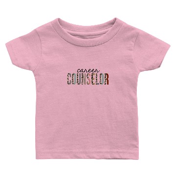 Discover Career Counselor Leopard Print Funny Baby T-shirts