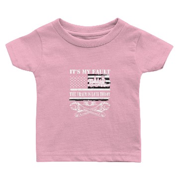 Discover Train Mechanic Baby T-shirts