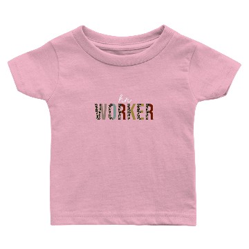 Discover HR Worker Leopard Print Funny Gift Baby T-shirts