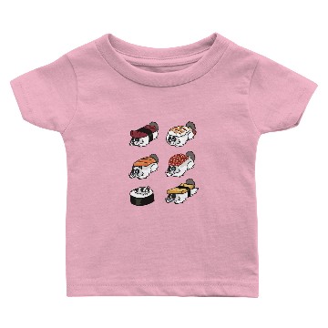 Discover Ragdoll Cat Japanese Sushi Baby T-shirts