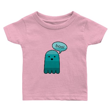 Discover Persian Green Boo Ghost Halloween Baby T-shirts