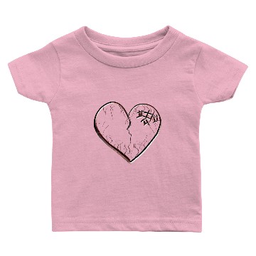 Discover heart symbol broken sad scars Baby T-shirts