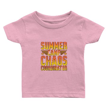 Discover Summer Camp Chaos Coordinator 7 Baby T-shirts