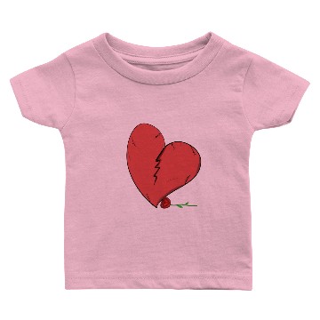 Discover broken heart sad red Baby T-shirts