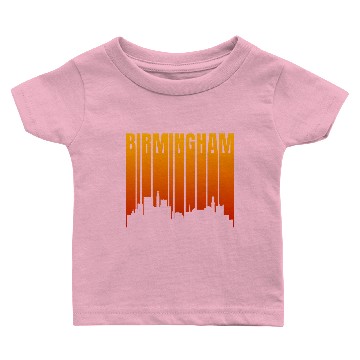 Discover Birmingham Skyline Baby T-shirts