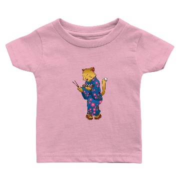 Discover Kimono Cat Baby T-shirts