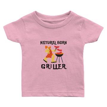 Discover Natural Born Griller Baby T-shirts