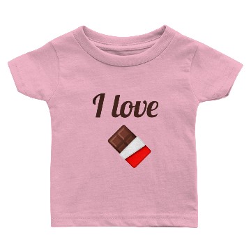 Discover I love chocolate Baby T-shirts