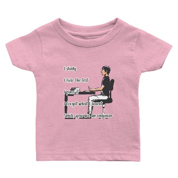 Discover Engineering Quotes Engineer Student For Men Baby T-shirts