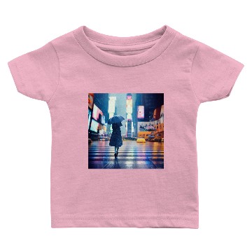 Discover Walking in the rain Baby T-shirts