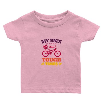 Discover BMX bicycle cycling fun gift Baby T-shirts