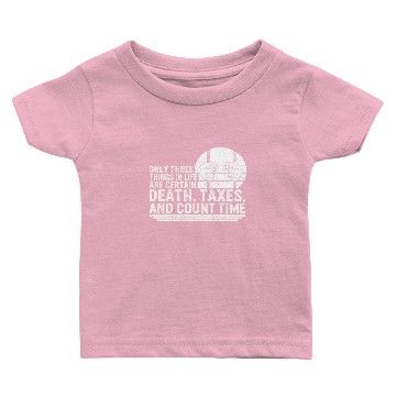 Discover Correctional Officer Baby T-shirts, Death Taxes And Count
