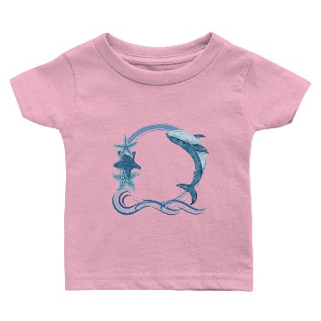 Discover Whale & starfish Baby T-shirts