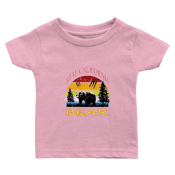 Discover California BEAR Baby T-shirts