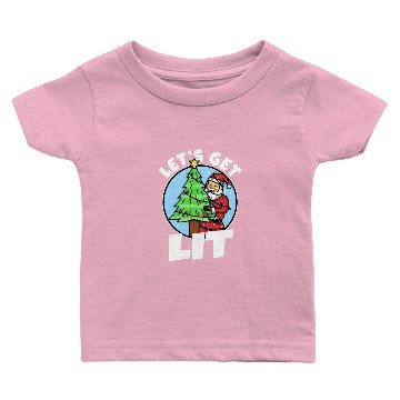 Discover Lets get lit christmas Baby T-shirts
