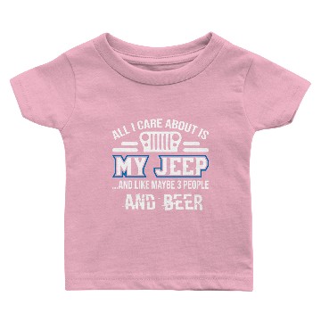 Discover My Jeep And Beer Baby T-shirts