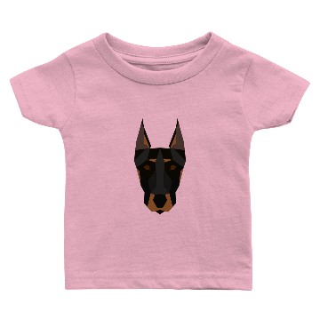 Discover Doberman geometrical Baby T-shirts