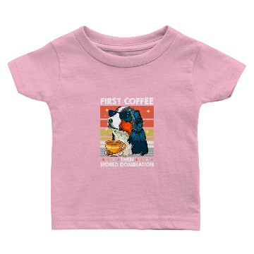 Discover Bernese Mountain Dog Sunglasses Coffee Baby T-shirts