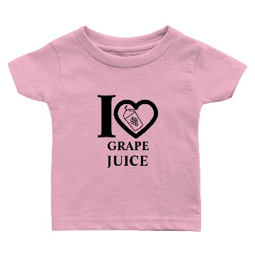 Discover I Love Grape Juice Baby T-shirts