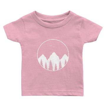 Discover Landscape in Geometric round shape Baby T-shirts