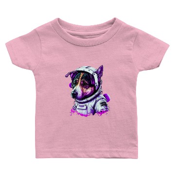 Discover Jack Russell Terrior Space Dog Baby T-shirts