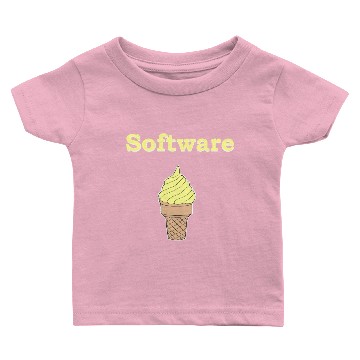 Discover Software Vanilla Ice Cream Baby T-shirts