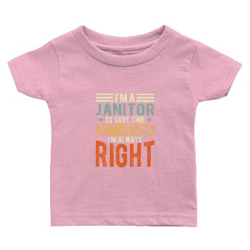 Discover Janitor Baby T-shirts