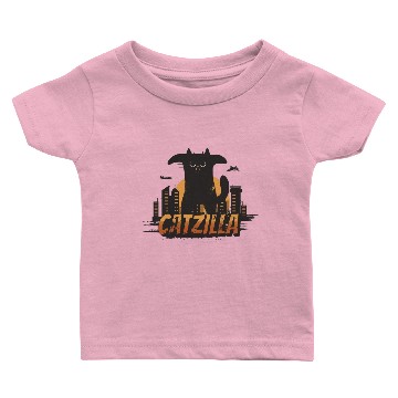 Discover Catzilla the mischievous cat Baby T-shirts