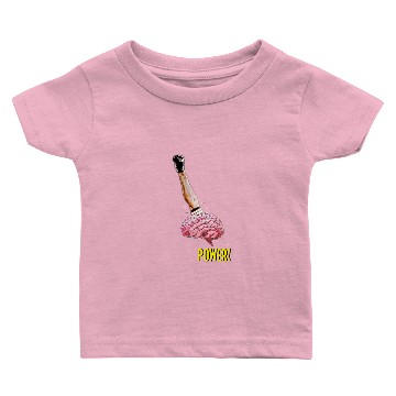Discover Black Power Brain Baby T-shirts