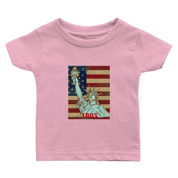 Discover LOVE-Statue of Liberty Baby T-shirts