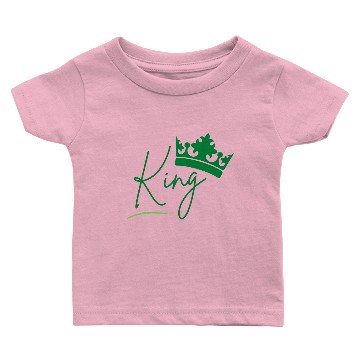 Discover King Queen Matching Couple Baby T-shirts