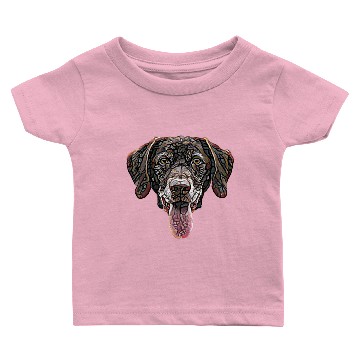 Discover Chocolate Labrador Retriever Face Baby T-shirts