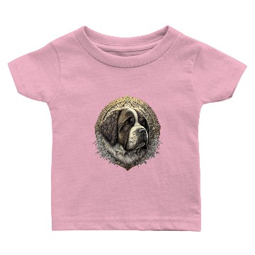 Discover Saint Bernard Dog Baby T-shirts