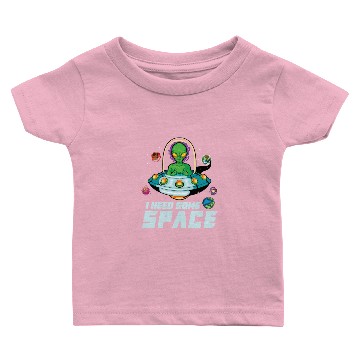 Discover Alien Extraterrestrial Area 51 UFO Space Geek Gift Baby T-shirts
