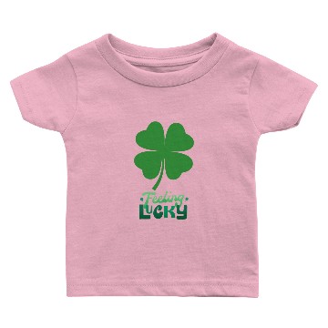 Discover Irish Feeling Lucky four leaf Shamrock Baby T-shirts