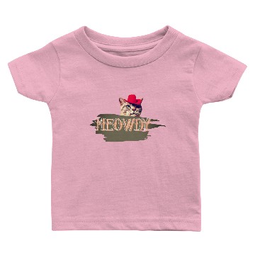 Discover Meowdy Baby T-shirts