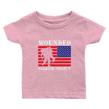 Discover Wounded Warrior Project Us Flag Baby T-shirts