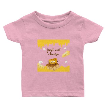 Discover Just eat cheese Baby T-shirts