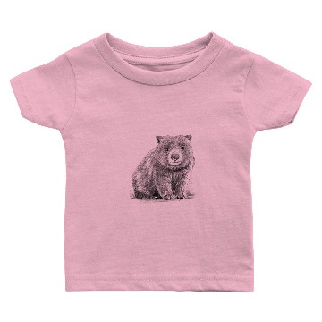 Discover Realistic wombat handrawn Baby T-shirts