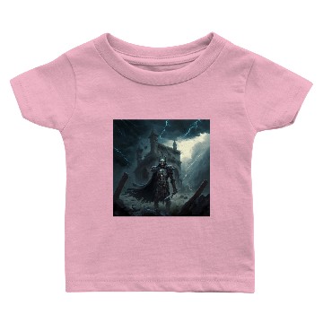 Discover Death Knight in Thunderstorm Baby T-shirts