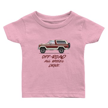 Discover off road Maroon Baby T-shirts