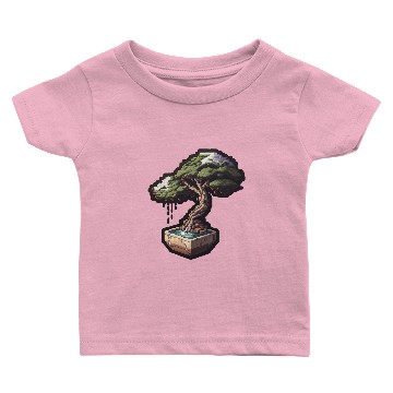 Discover 8 Bit Bonsai Tree Baby T-shirts