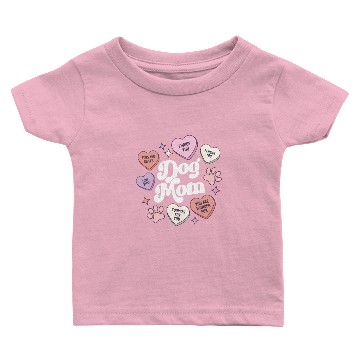 Discover Dog Mom Valentines Day Candy Hearts Galentines Baby T-shirts