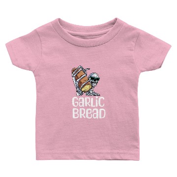 Discover Garlic Bread Sceleton Baby T-shirts
