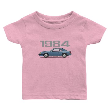 Discover 1984 02 Dark Academy Blue Glow Baby T-shirts