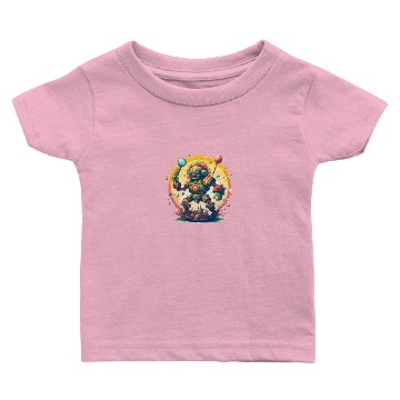 Discover Inca,Maya robot warrior Baby T-shirts