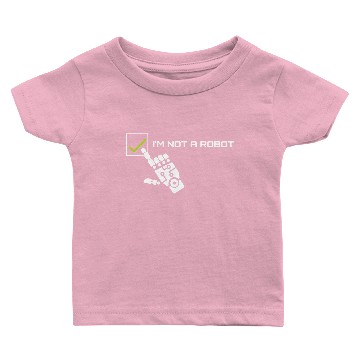 Discover Robotech i'm not a robot Baby T-shirts